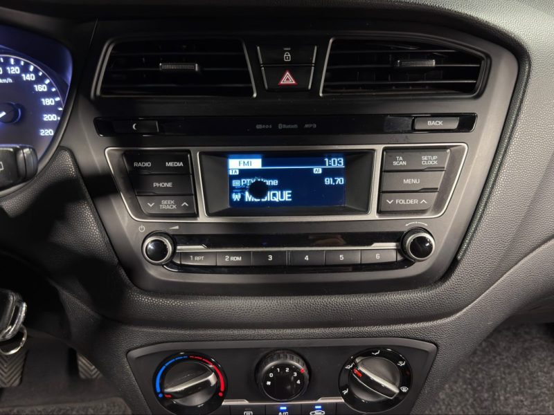 HYUNDAI I20 II EDITION CLIM 1.2 75 Cv 5 PORTES / CRIT AIR 1 - GARANTIE 1 AN