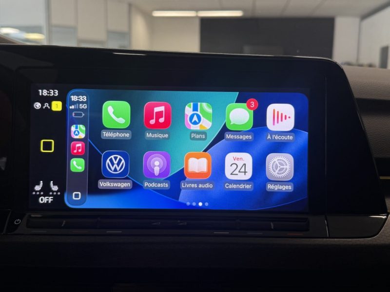 VOLKSWAGEN GOLF VIII 2.0 TSI 300 ch GTI CLUBSPORT DSG / CARPLAY / HARMAN KARDON / SIEGES ET VOLANT C