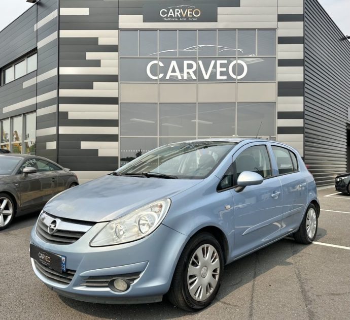 OPEL CORSA 1.2 80CV 2007 MOTEUR A CHAINE CLIM SUIVI & GARANTIE 6 MOIS