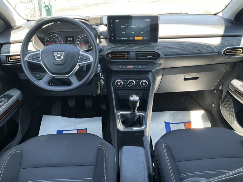 MINIMUM 1250KM D’AUTONOMIE*  DACIA SANDERO  1.0 TCE ECO-G 100 CV STEPWAY CONFORT 
