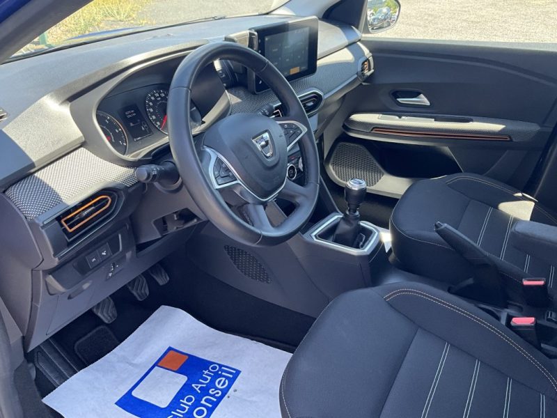MINIMUM 1250KM D’AUTONOMIE*  DACIA SANDERO  1.0 TCE ECO-G 100 CV STEPWAY CONFORT 