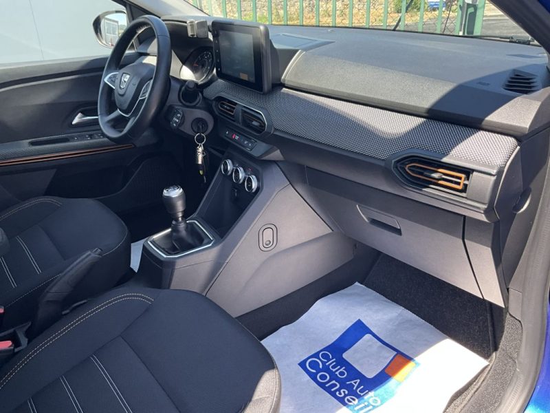 MINIMUM 1250KM D’AUTONOMIE*  DACIA SANDERO  1.0 TCE ECO-G 100 CV STEPWAY CONFORT 