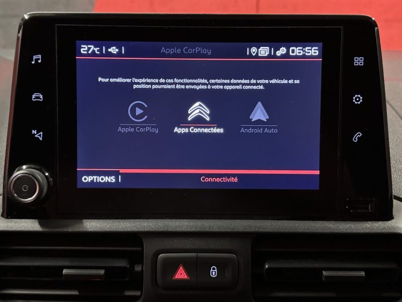 CITROEN BERLINGO 3 places M 1000KG 1.5 BLUE HDI 100 CLUB Advanced Grip Control - 1ère Main -