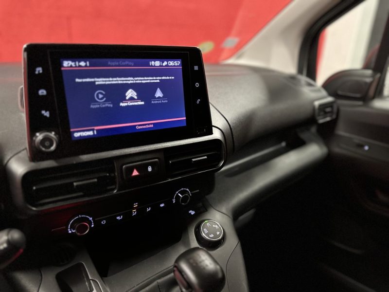 CITROEN BERLINGO 3 places M 1000KG 1.5 BLUE HDI 100 CLUB Advanced Grip Control - 1ère Main -