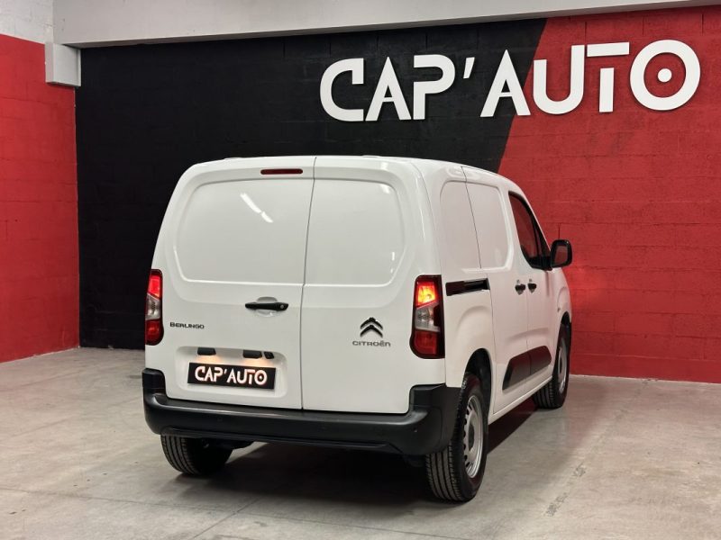 CITROEN BERLINGO 3 places M 1000KG 1.5 BLUE HDI 100 CLUB Advanced Grip Control - 1ère Main -