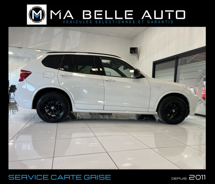 BMW X3 XDRIVE20I 184 M SPORT BVA8 / GPS CAMERA / 260 euros mensuel