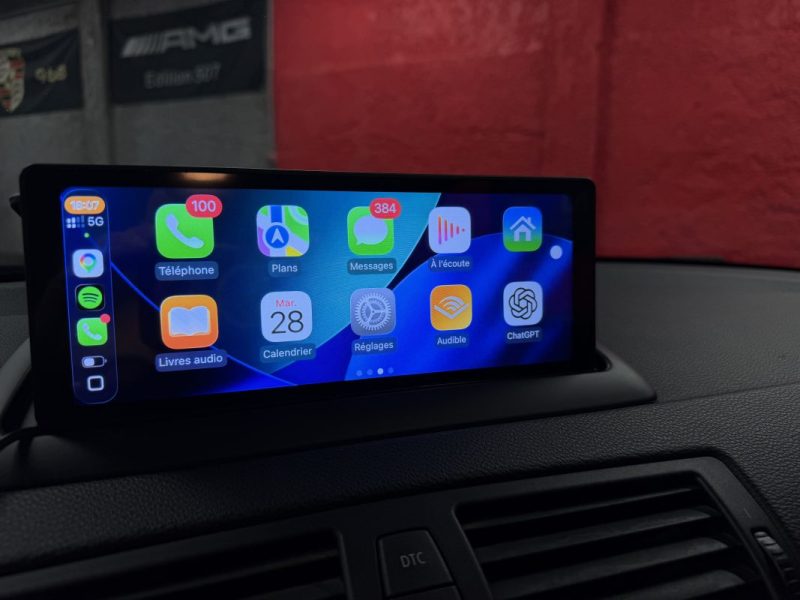 🟢 CarPlay Bmw serie 1 116 i 122 cv Ecran Gps Garantie Bluetooth Sièges Chauffants Netflix Waze