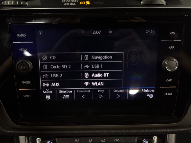 VOLKSWAGEN TOURAN II CONNECT 1.2 TSI 110 Cv 7 PLACES / CAMERA RECUL APPLE & ANDROID - GARANTIE 1 AN