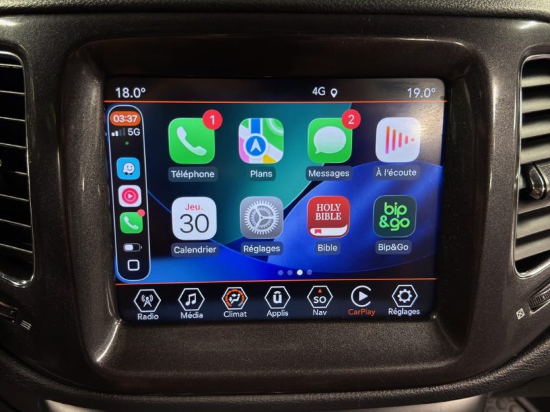JEEP COMPASS II (2) 1.3I HYBRID S 240 Cv ANDROID & APPLE / CAMERA / TOIT OUVRANT - GARANTIE 12 MOIS