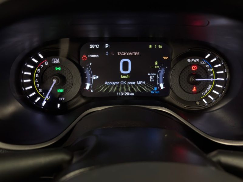 JEEP COMPASS II (2) 1.3I HYBRID S 240 Cv ANDROID & APPLE / CAMERA / TOIT OUVRANT - GARANTIE 12 MOIS