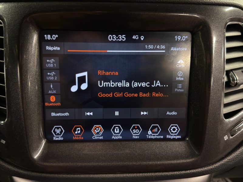 JEEP COMPASS II (2) 1.3I HYBRID S 240 Cv ANDROID & APPLE / CAMERA / TOIT OUVRANT - GARANTIE 12 MOIS