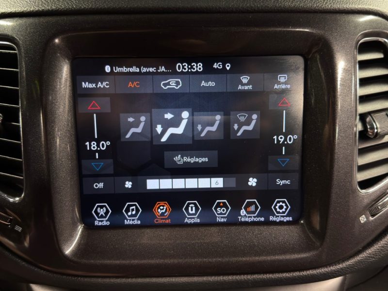 JEEP COMPASS II (2) 1.3I HYBRID S 240 Cv ANDROID & APPLE / CAMERA / TOIT OUVRANT - GARANTIE 12 MOIS