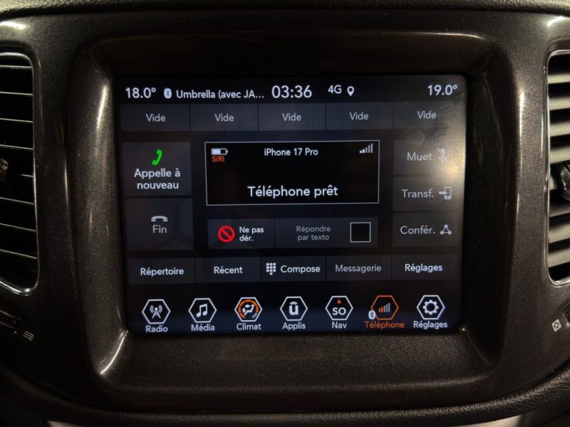 JEEP COMPASS II (2) 1.3I HYBRID S 240 Cv ANDROID & APPLE / CAMERA / TOIT OUVRANT - GARANTIE 12 MOIS