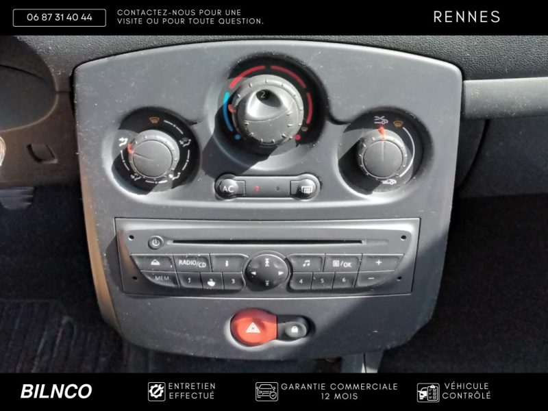 Renault Clio 1.2 75ch / CARTE GRISE OFFERTE jeunes permis/étudiants / 2ème main / Clim / 