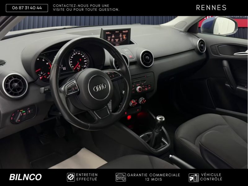 Audi A1 1.4 TFSI 122ch / Clim Auto Bi-Zone / Navigation / Radar de recul / Bluetooth