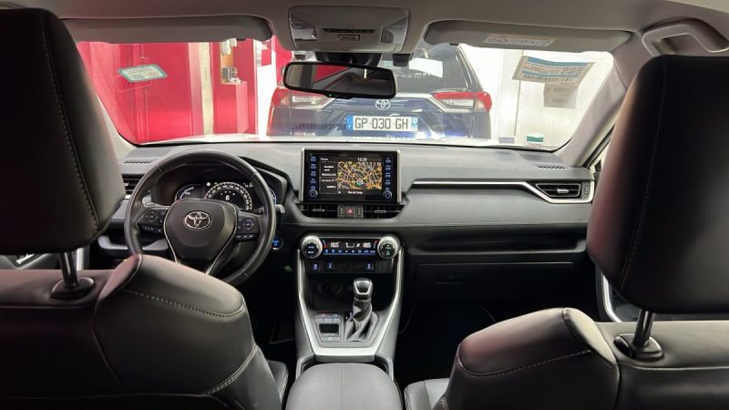 TOTOYA RAV4 SUV HYBRIDE 218cv DYNAMIC BUSINESS + CUIR/1 ERE MAIN/TVA RECUPERABLE