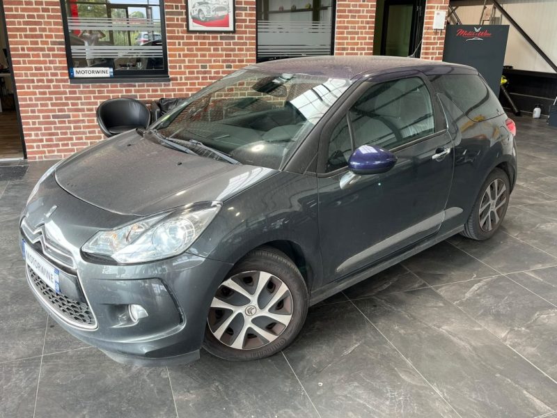 🚗 CITROËN DS3 1.6 100 Ch SO CHIC 🎵 Bluetooth • 🧊 Climatisation