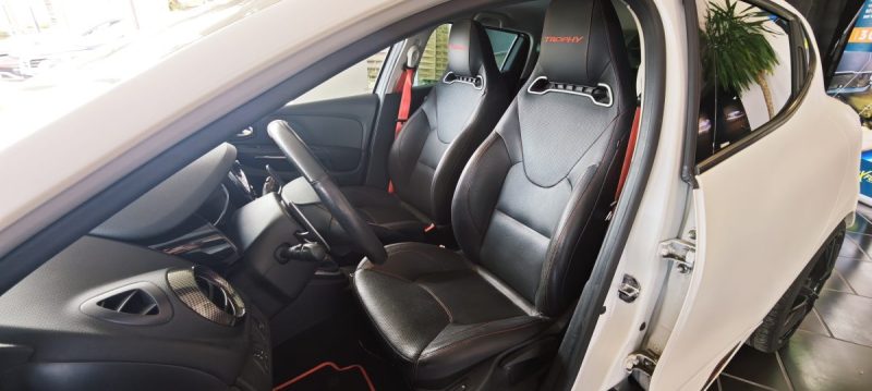RENAULT CLIO IV RS TROPHY EDC Blanc Mat. Cuir, ...
