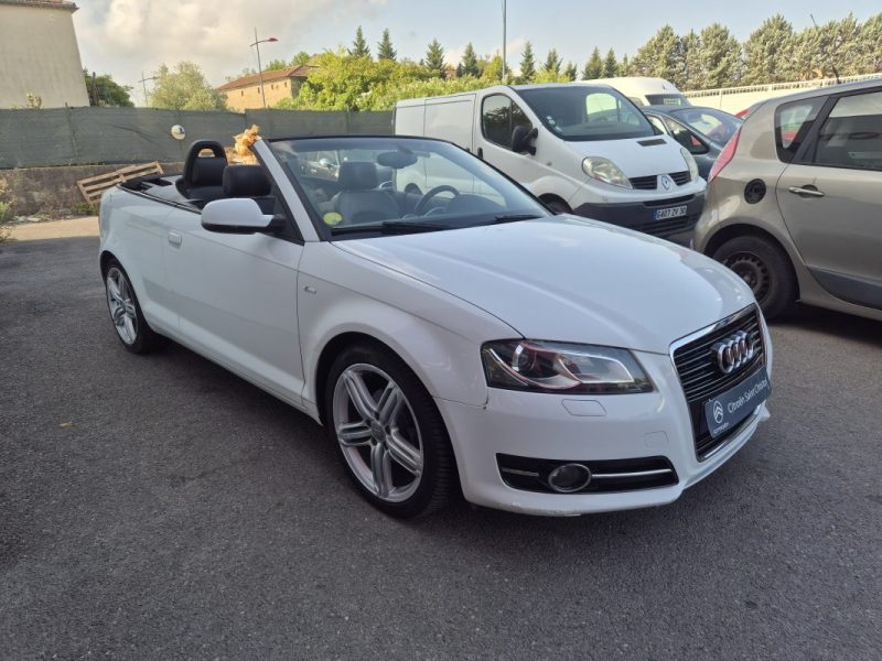 AUDI A3 1.6 TDI 105 DPF S LINE CABRIOLET 