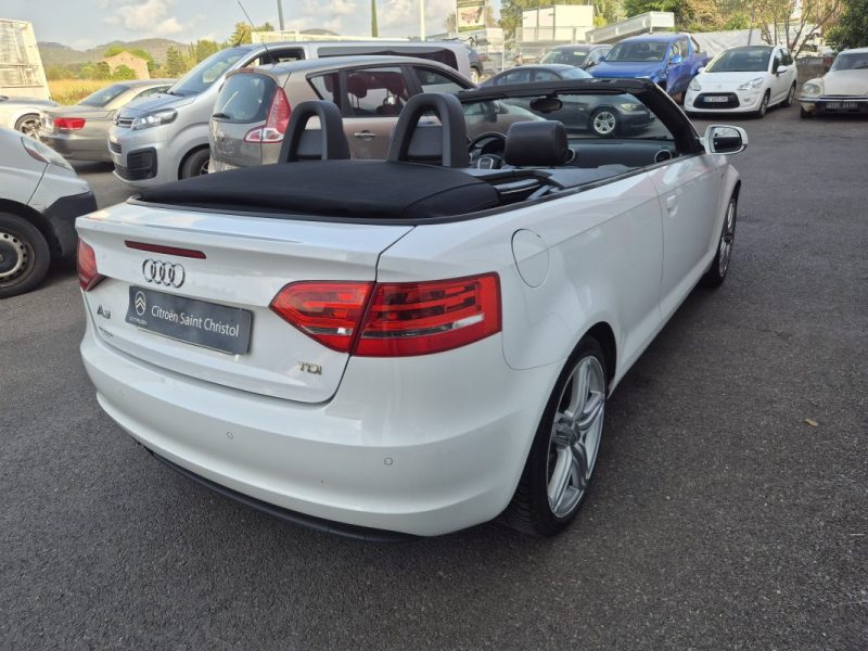 AUDI A3 1.6 TDI 105 DPF S LINE CABRIOLET 