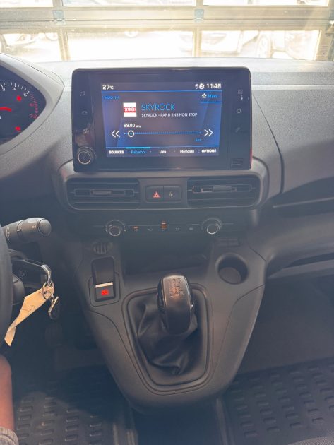 PEUGEOT PARTNER 1.5 BLUE HDI 100 TVA RECUPERABLE 3 PLACES ECRAN