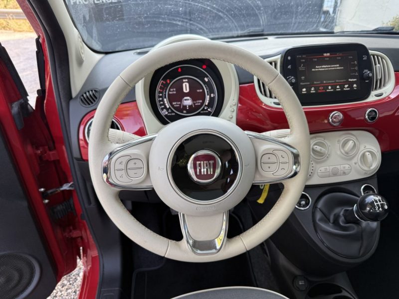 FIAT 500 1.2 69CH POP  2018