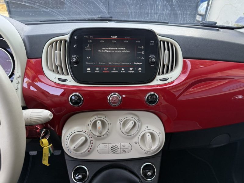 FIAT 500 1.2 69CH POP  2018