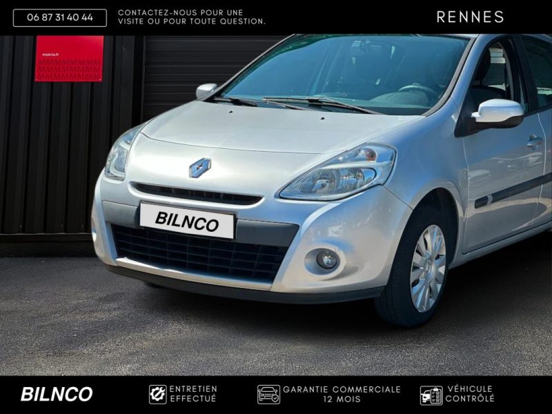 Renault Clio III 1.2 75ch / 2011 / 5 portes / Climatisation/ CARTE GRISE OFFERTE jeunes permis/étudi