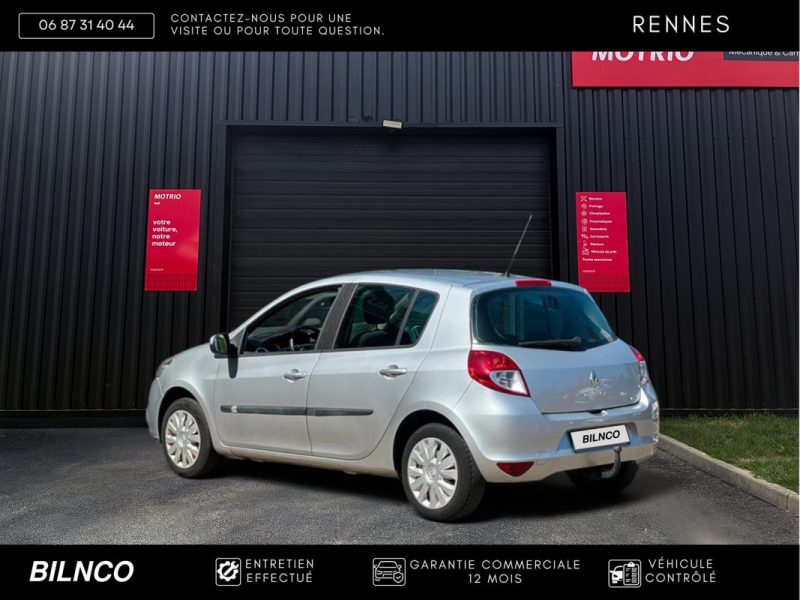 Renault Clio III 1.2 75ch / 2011 / 5 portes / Climatisation/ CARTE GRISE OFFERTE jeunes permis/étudi