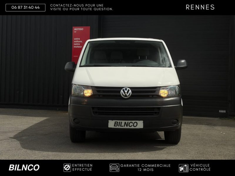 Volkswagen Transporter T5 L2H1 2.0 TDI 140ch DSG7 / Sièges Chauffants / Attelage / Webasto / Radars 