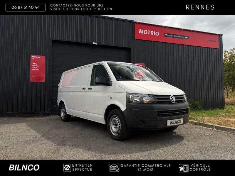 Volkswagen Transporter T5 L2H1 2.0 TDI 140ch DSG7 / Sièges Chauffants / Attelage / Webasto / Radars 