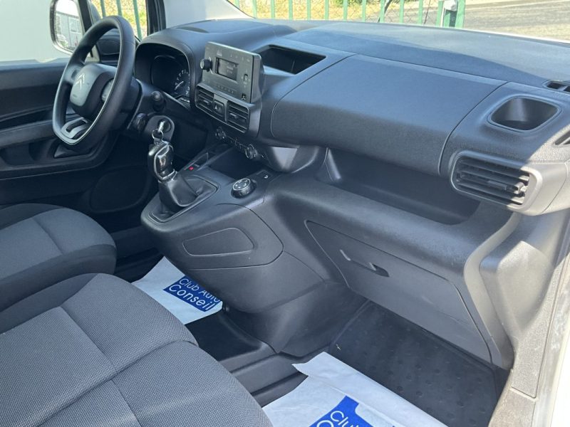 TVA RÉCUPÉRABLE, DISTRIBUTION NEUVE* CITROEN BERLINGO M 1000 1.6 BLUE HDI 100 CV WORKER 2019