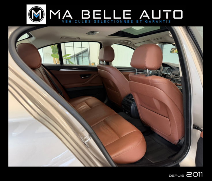 BMW Série 5 520d 190 / Toit ouvrant / Cuir / GPS Pro / Attelage / Garantie 6 mois