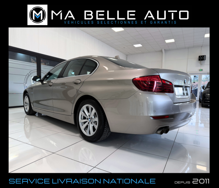 BMW Série 5 520d 190 / Toit ouvrant / Cuir / GPS Pro / Attelage / Garantie 6 mois