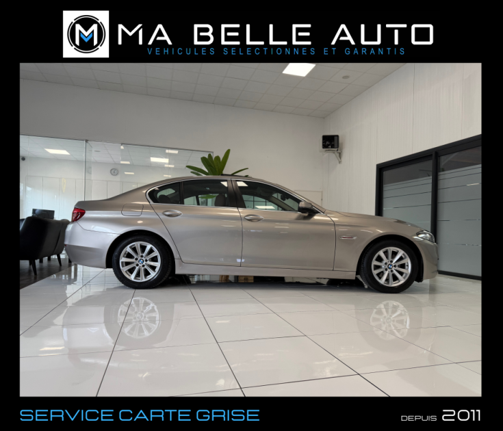 BMW Série 5 520d 190 / Toit ouvrant / Cuir / GPS Pro / Attelage / Garantie 6 mois