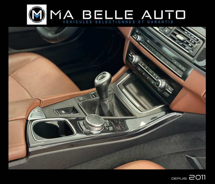 BMW Série 5 520d 190 / Toit ouvrant / Cuir / GPS Pro / Attelage / Garantie 6 mois