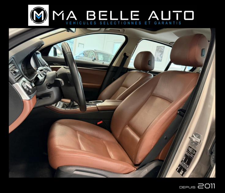 BMW Série 5 520d 190 / Toit ouvrant / Cuir / GPS Pro / Attelage / Garantie 6 mois