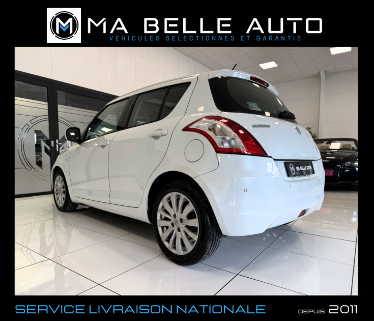 SUZUKI SWIFT 1.2 VVT 94 GLX / TOIT OUVRANT / KEYLESS / CLIM AUTO / RADARS AR