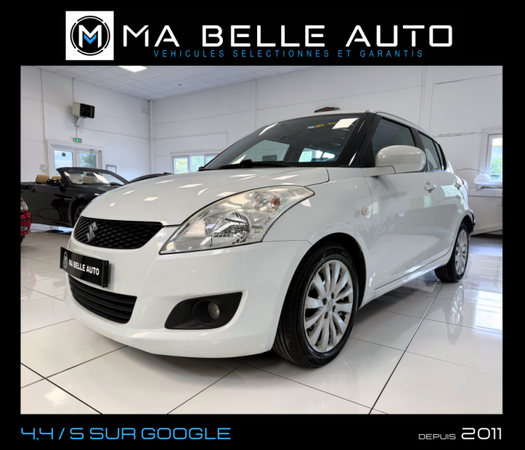 SUZUKI SWIFT 1.2 VVT 94 GLX / TOIT OUVRANT / KEYLESS / CLIM AUTO / RADARS AR