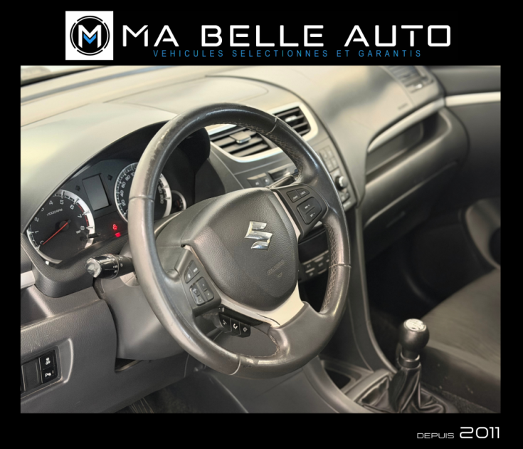 SUZUKI SWIFT 1.2 VVT 94 GLX / TOIT OUVRANT / KEYLESS / CLIM AUTO / RADARS AR