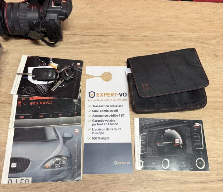 🟢 Seat Leon Cupra R 2.0 TFSI 265 cv Ecran Garantie Régulateur Gps Bluetooth