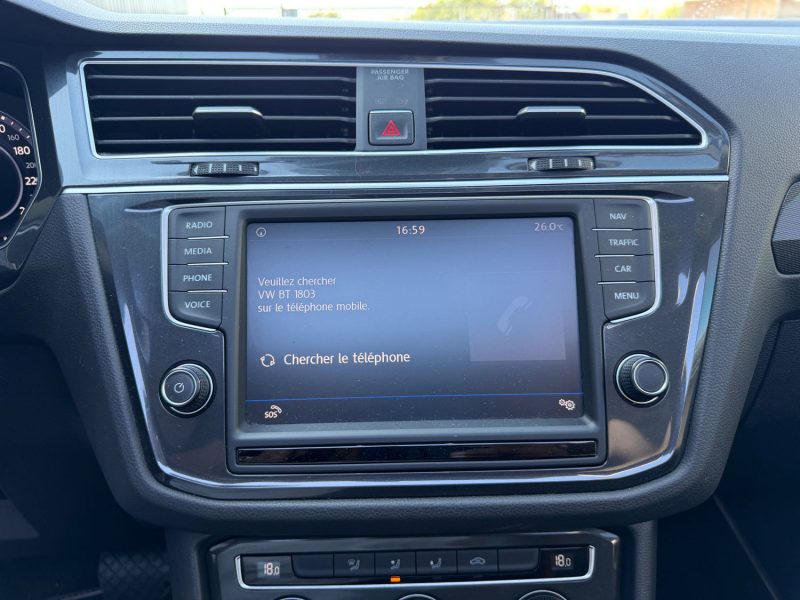  VOLKSWAGEN Tiguan II 2.0 TDi 16V BMT DSG7 150 cv Boîte auto R-LINE