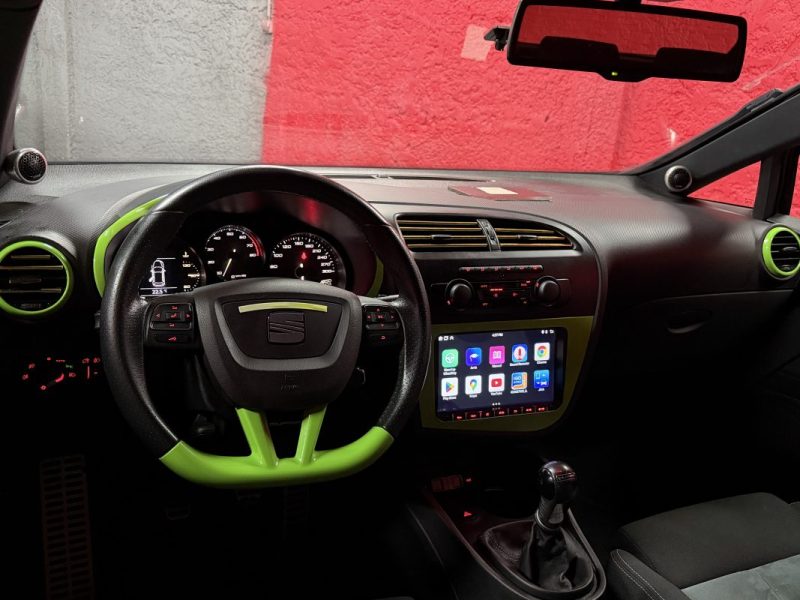 🟢 CarPlay Seat Leon Cupra R 2.0 TFSI 265 cv Ecran Gps Regulateur BLuetooth Netflix Waze