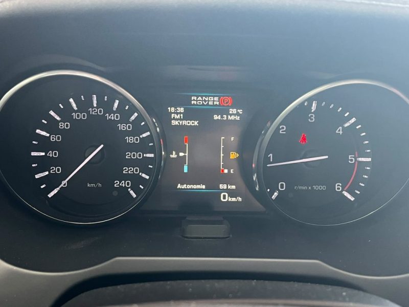 🚗 LAND ROVER RANGE ROVER EVOQUE 2.2 SD4 190ch ⚙️ ☀️ Toit panoramique 🪑 Cuir rouge
