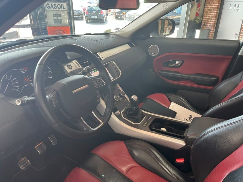 🚗 LAND ROVER RANGE ROVER EVOQUE 2.2 SD4 190ch ⚙️ ☀️ Toit panoramique 🪑 Cuir rouge