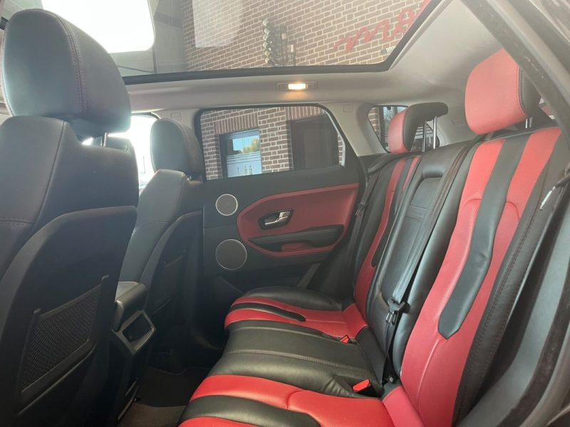 🚗 LAND ROVER RANGE ROVER EVOQUE 2.2 SD4 190ch ⚙️ ☀️ Toit panoramique 🪑 Cuir rouge