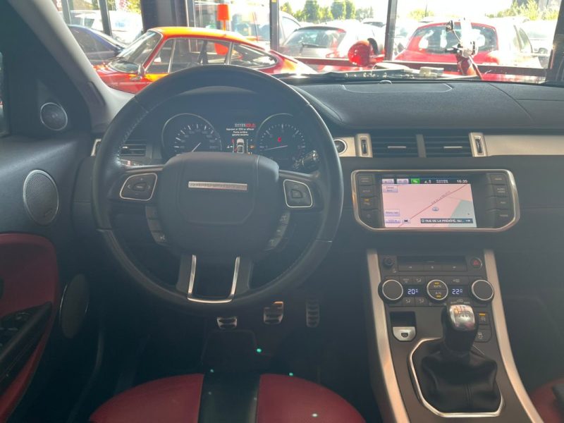 🚗 LAND ROVER RANGE ROVER EVOQUE 2.2 SD4 190ch ⚙️ ☀️ Toit panoramique 🪑 Cuir rouge