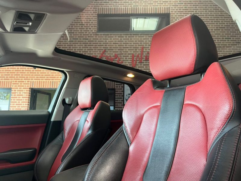 🚗 LAND ROVER RANGE ROVER EVOQUE 2.2 SD4 190ch ⚙️ ☀️ Toit panoramique 🪑 Cuir rouge