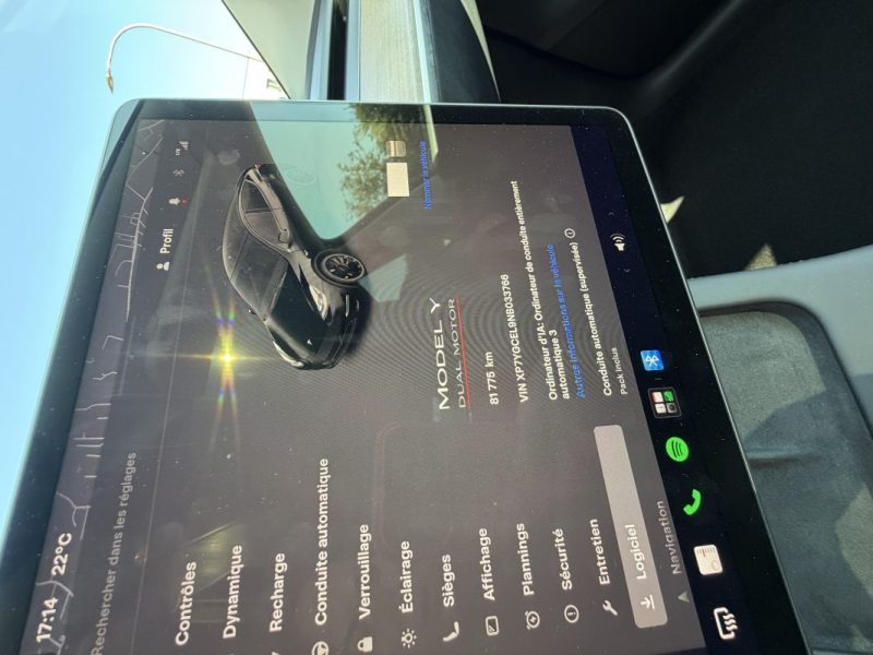 TESLA MODEL Y PERFORMANCE 2022 FSD ATTELAGE