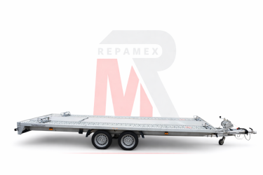LOCATION REMORQUE HUMBAUR PLATEAU BASCULANT 3T5 / GROUPE ÉLECTROGÈNE 8000W